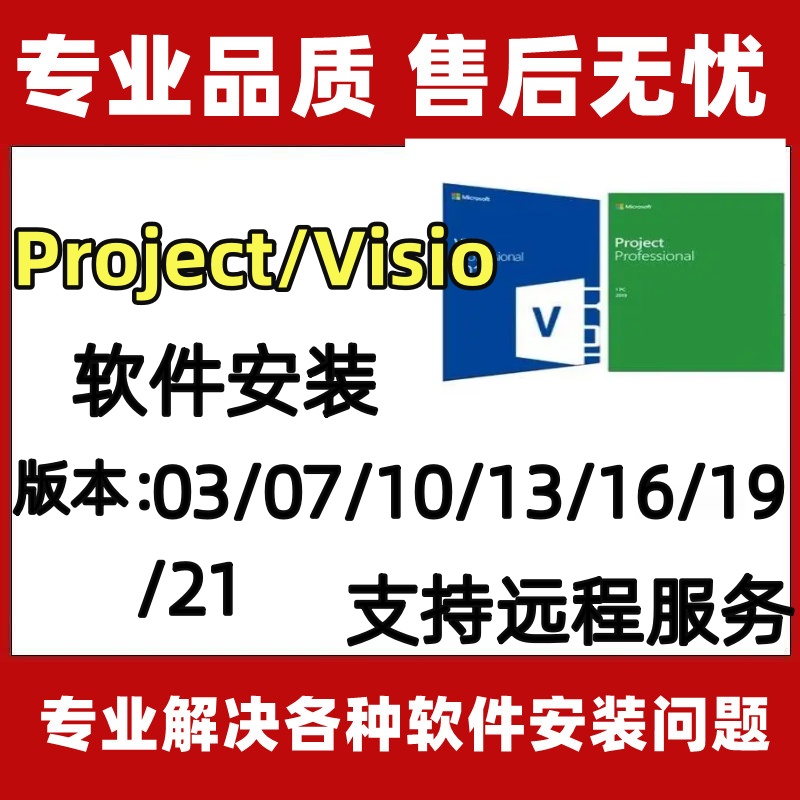 project/visio2021/2019/2016/2013绘制流程图项目管理甘特图软件